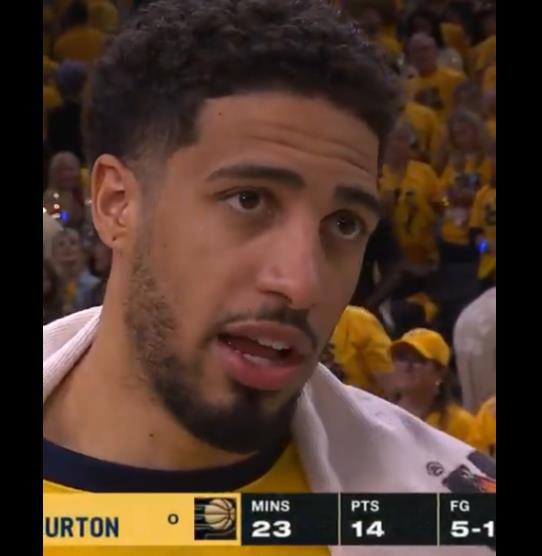 霸气！哈利伯顿：不想看到这些家伙在我们主场庆祝夺冠！