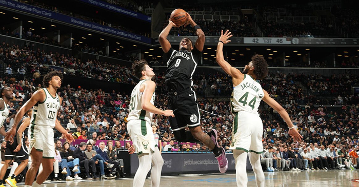 华体会官网-利德尔21分萨拉夫19+5 篮网主场力克雄鹿|迪昂|布鲁克林篮网队|密尔沃基雄鹿队|德雷克·鲍威尔|诺曼·鲍威尔_新浪体育_新浪新闻